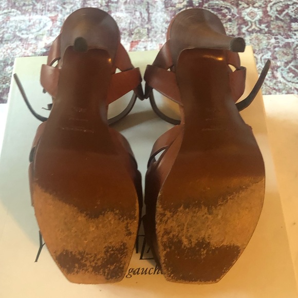 Saint Laurent Tribute Sandals - Picture 7 of 16